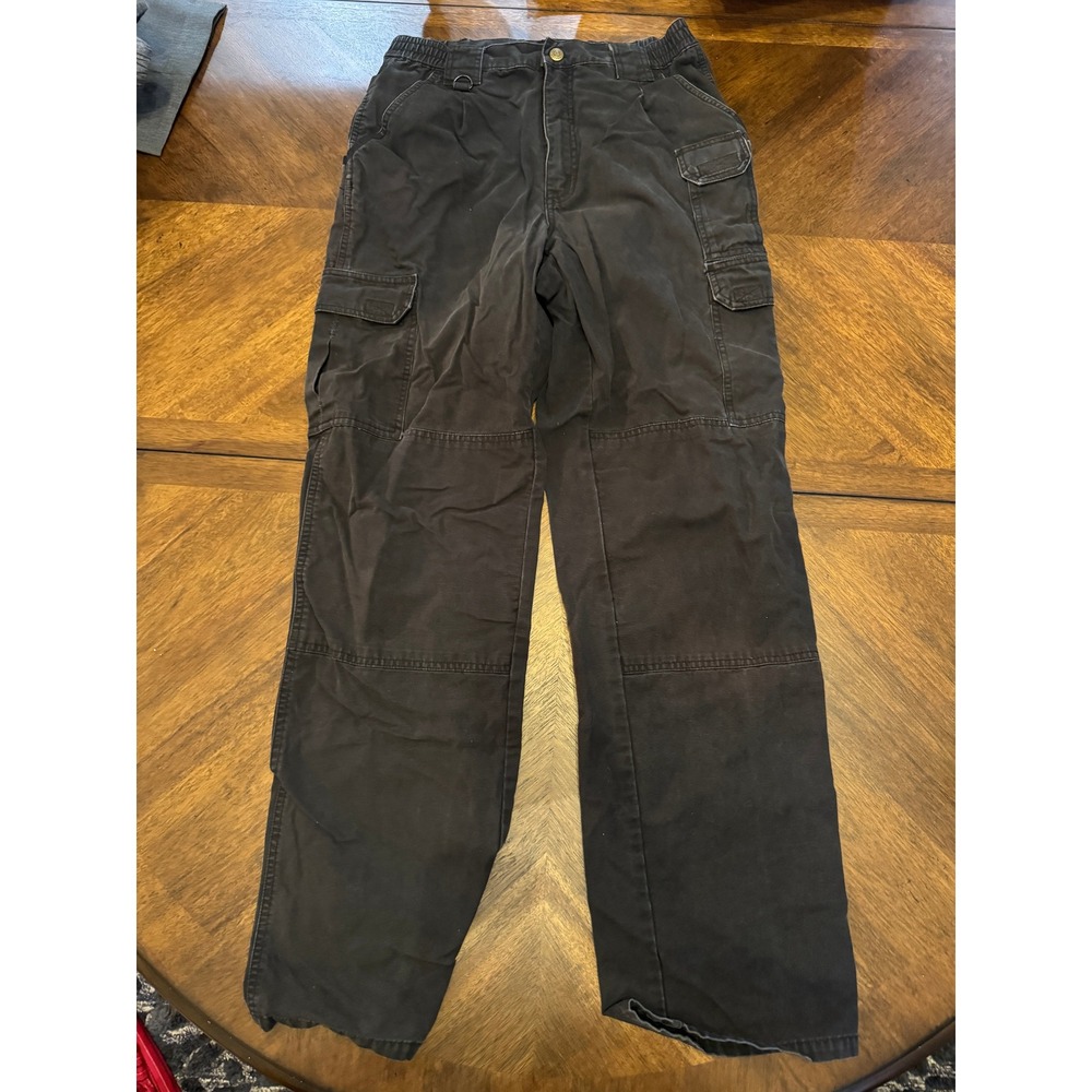 5.11 Tactical Series Cargo Pants Men Black Cotton Size W L‎ US 30 34 Style |O1